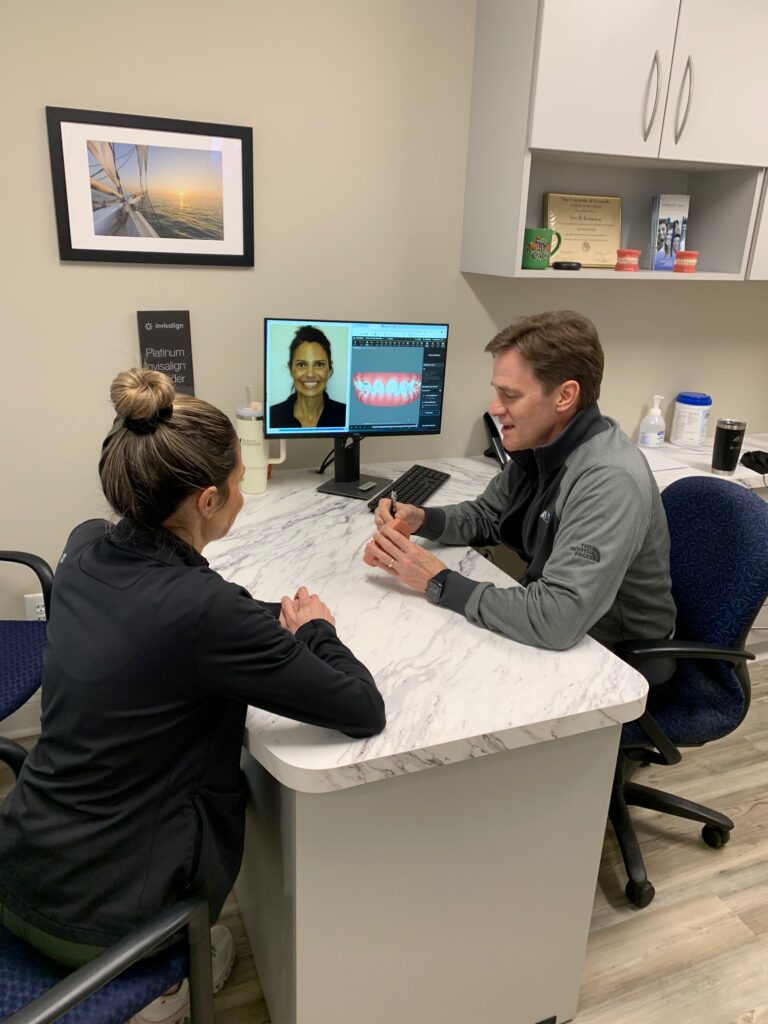 Dr benkovich adult patient in office